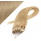 40cm micro ring / easy ring vlasy - přírodní blond