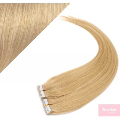 60cm Tape vlasy / Tape IN - přírodní blond