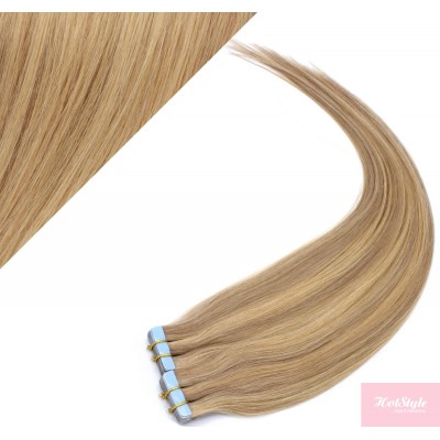 60cm Tape vlasy / Tape IN - přírodní / světlejší blond