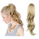 Claw ponytail 24" wavy - platinum/light brown