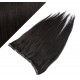 Clip vlasový pás remy 43cm rovný – přírodní černá