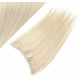 Clip vlasový pás remy 53cm rovný – platina