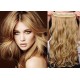Clip vlasový pás remy 43cm vlnitý – přírodní / světlejší blond