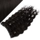 Clip vlasový pás remy 63cm vlnitý – přírodní černá
