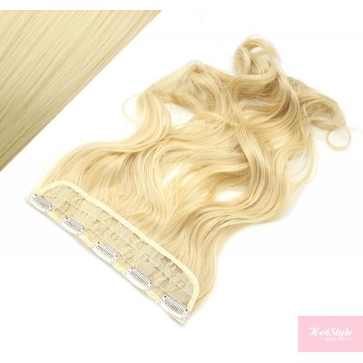 Clip rychlopás japonský kanekalon 63cm vlnitý – nejsvětlejší blond