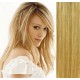 24" (60cm) Clip in human REMY hair - light blonde/natural blonde