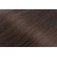 40cm clip in REMY vlasy evropského typu 100g - tmavě hnědá