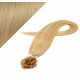 40cm vlasy na keratin - přírodní blond