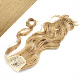 60cm clip in culík / cop kudrnatý - přírodní blond