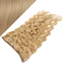 Clip vlasový pás remy 43cm vlnitý – přírodní blond