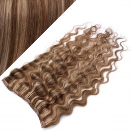 Clip vlasový pás remy 43cm vlnitý – tmavý melír