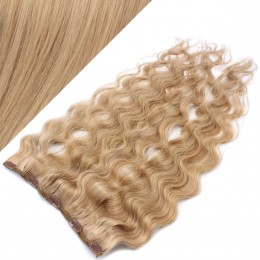 Clip vlasový pás remy 43cm vlnitý – přírodní / světlejší blond